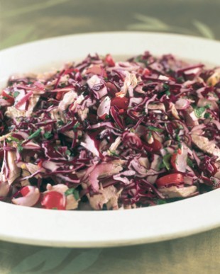 Red seasonal salad