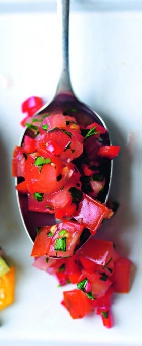 Red tomato salsa