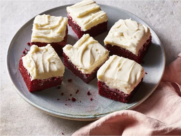 Red velvet brownies