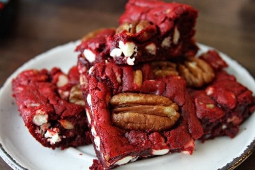 Red velvet brownies