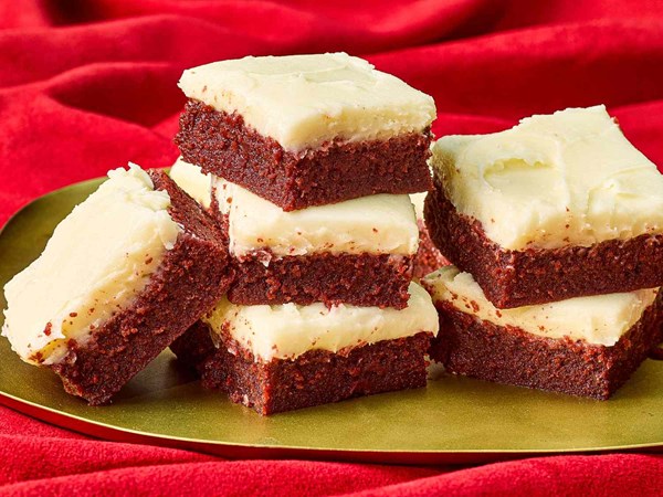 Red velvet brownies