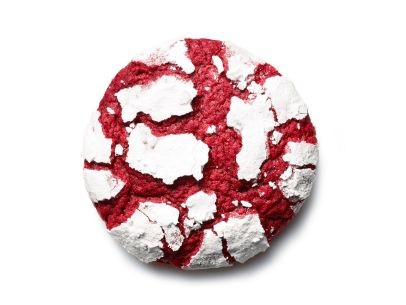 Red velvet crackle cookies