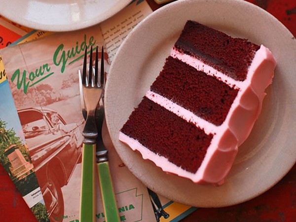 Red velvet layer cake (Bake the Book)