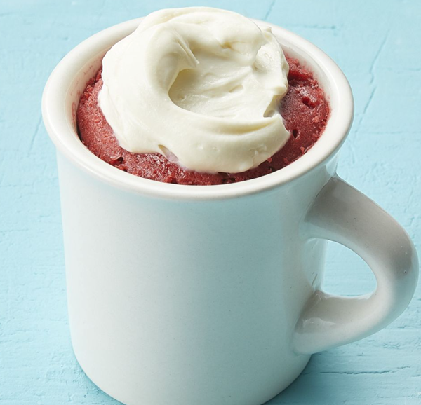 Red velvet mug cake