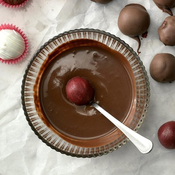 Red velvet truffles