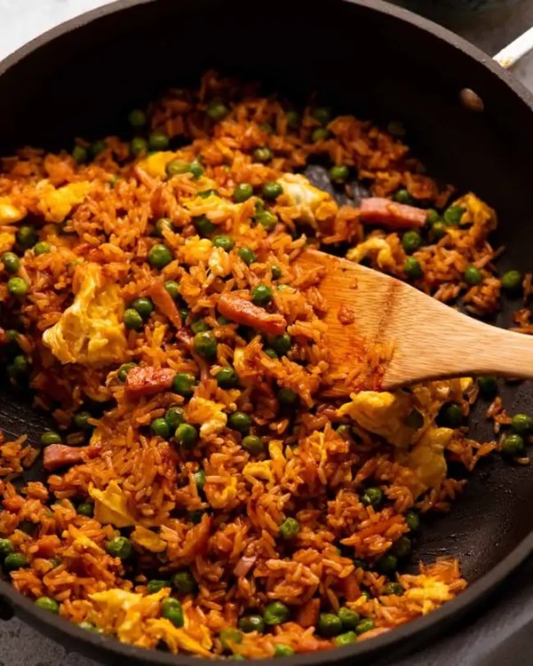 Red Vietnamese fried rice