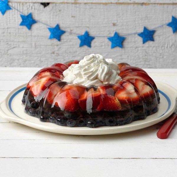 Red, white & blue berry delight