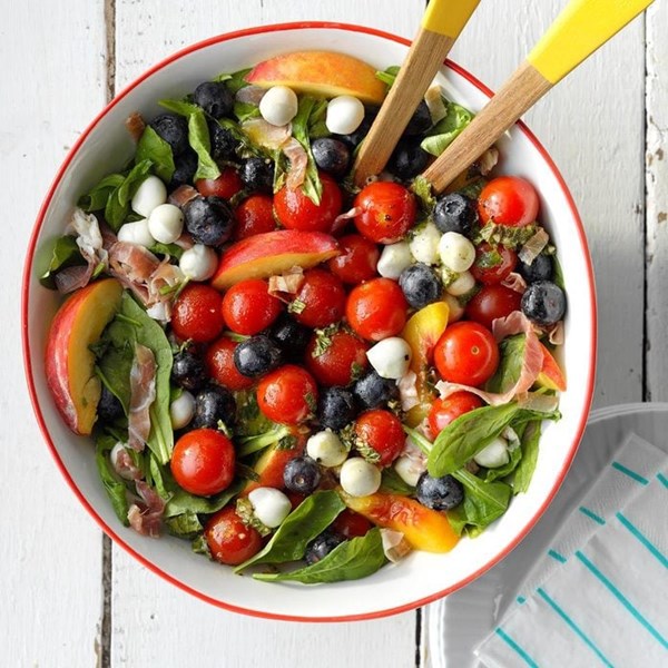 Red, white & blue summer salad