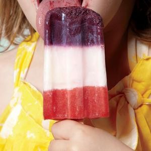 Red, white, and blue pops