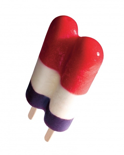 Red, white, and blueberry pops