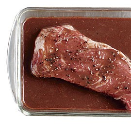 Red wine and coffee marinade