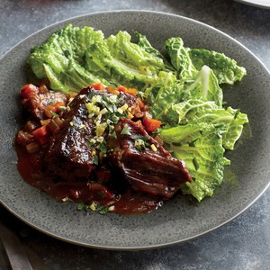 Red wine-braised beef