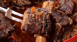 Red wine braised short ribs