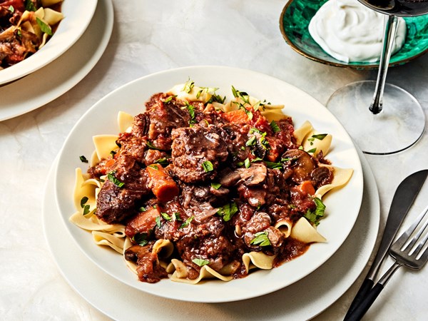 Red wine venison stew