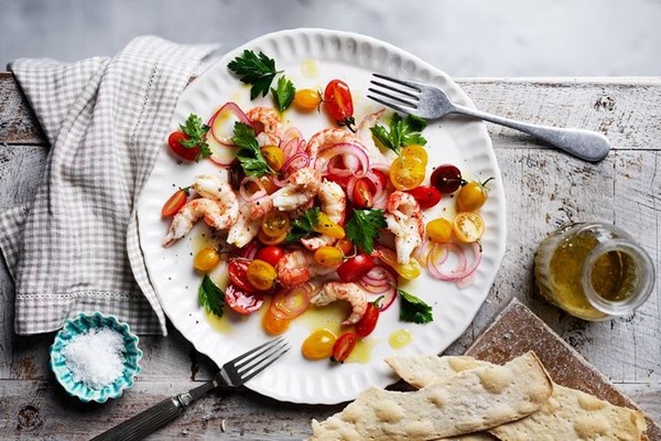 Redclaw crayfish alla Catalana