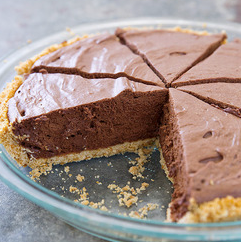 Reduced-fat French silk pie