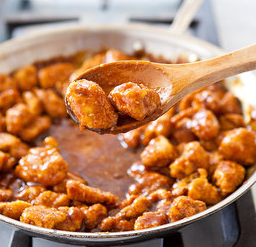Reduced-fat General Tso's chicken