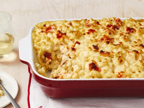 Ree Drummond’s lobster mac and cheese