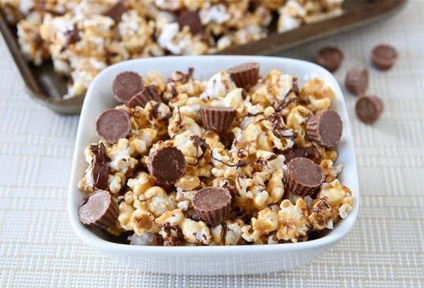 Reese’s peanut butter cup popcorn