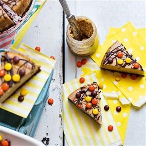 Reese's Pieces peanut butter cheesecake