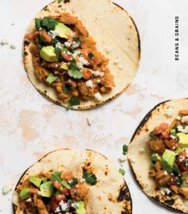 Refried beans with chipotle chilies