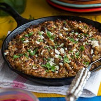Refried black-eyed peas