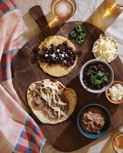 Refried pinto beans