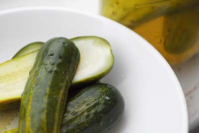 Refrigerator dill pickles