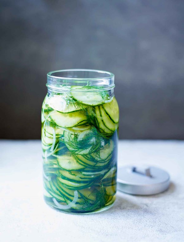Refrigerator sweet pickles