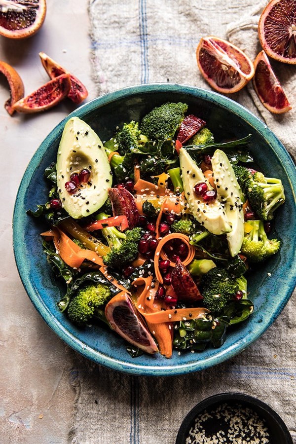 Rejuvenating winter broccoli salad