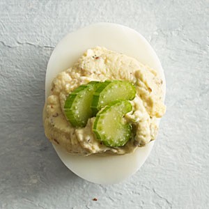 Rémoulade deviled eggs