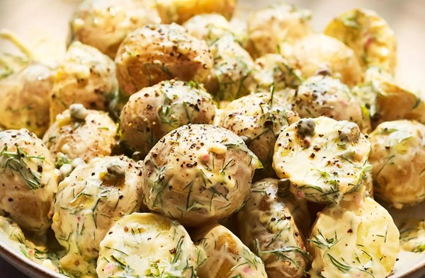Remoulade-style potato salad