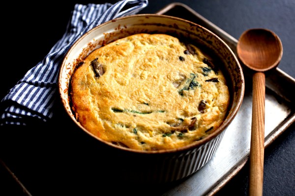 Rescue the vegetables soufflé