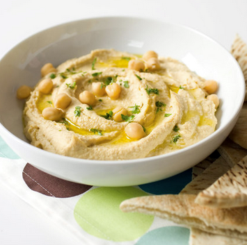 Restaurant-style hummus