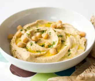 Restaurant-style hummus