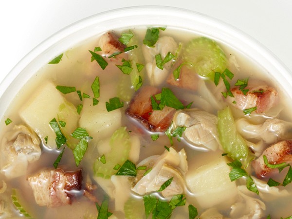 Rhode Island clam chowder