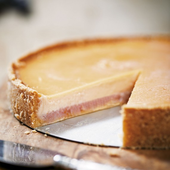 Rhubarb & lemon tart