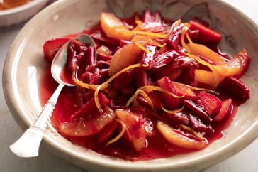 Rhubarb & orange compote