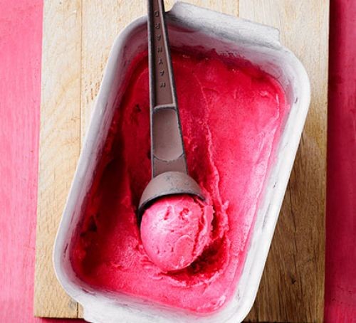 Rhubarb & star anise sorbet