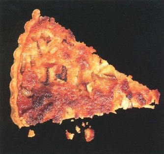 Rhubarb and ginger tart