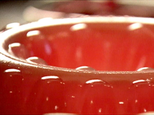 Rhubarb and muscat jelly