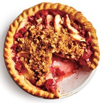 Rhubarb-apple pie