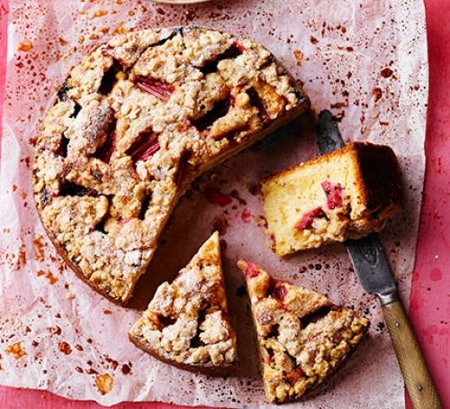 Rhubarb buckle 
