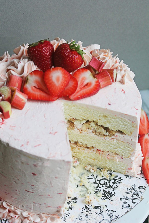 Rhubarb buttercream