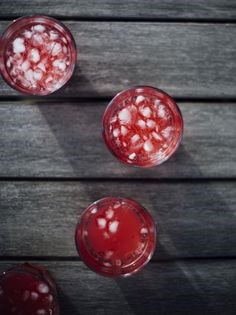 Rhubarb, cardamom, and rose water sharbat
