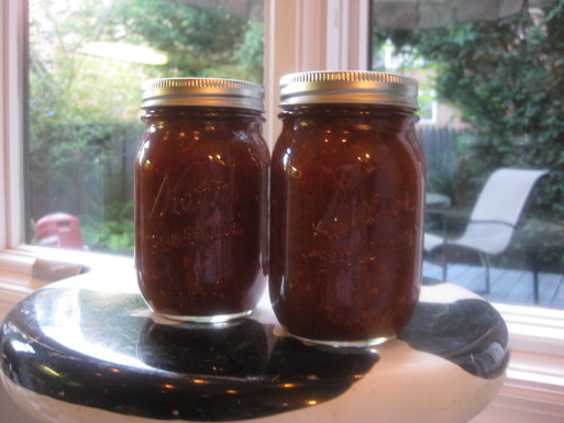 Rhubarb chutney