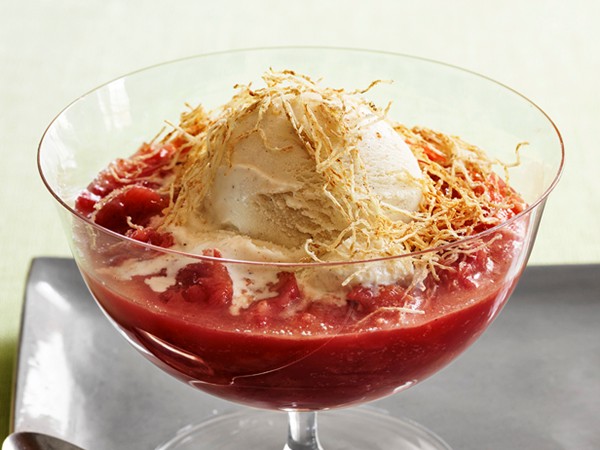 Rhubarb compote