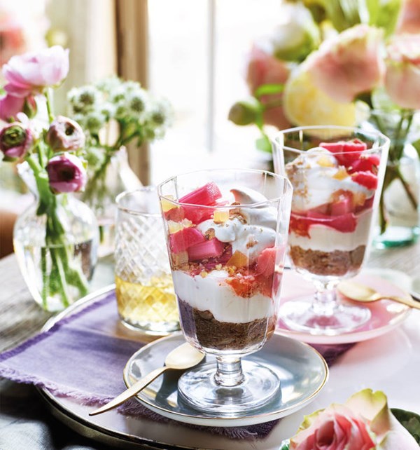 Rhubarb cranachan by Martin Duffy, Castle of Mey