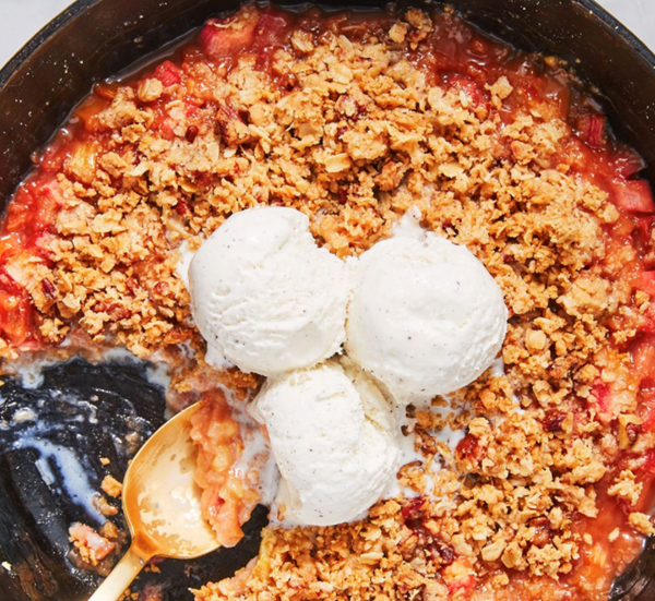 Rhubarb crisp