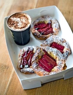 Rhubarb Danishes